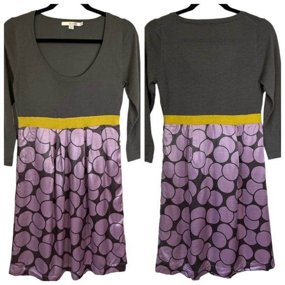 Boden Cosmopolitan Poppy‎ Wool Silk Blend Dress US 6R WH274 - Picture 1 of 12